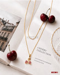 Cherry Charm Anti-Tarnish Waterproof Chain